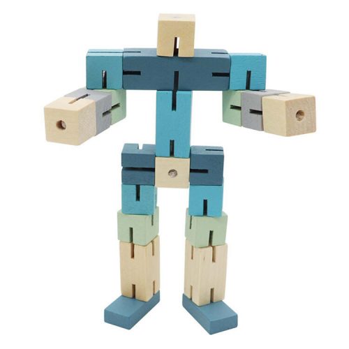 Flexibilis robot figura (kék)  -  vásároljon online minőségi fajátékokat