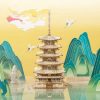 3D modell - 5 emeletes pagoda