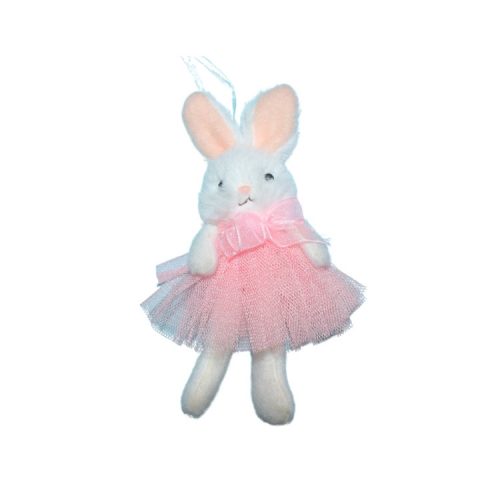 Dekorációs figura (textil nyuszi, rózsaszín)  -  vásároljon online minőségi fajátékokat